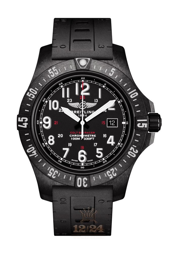 Breitling Colt Watch X74320E4.BF87.293S.X20S.1 45 mm Titanium Case Black Dial